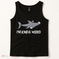 I'm Kinda Weird Hammerhead Shark Tank Top thumb 2