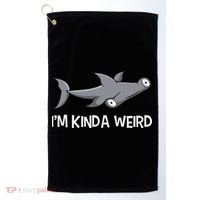 I'm Kinda Weird Hammerhead Shark Golf Towel thumb 0