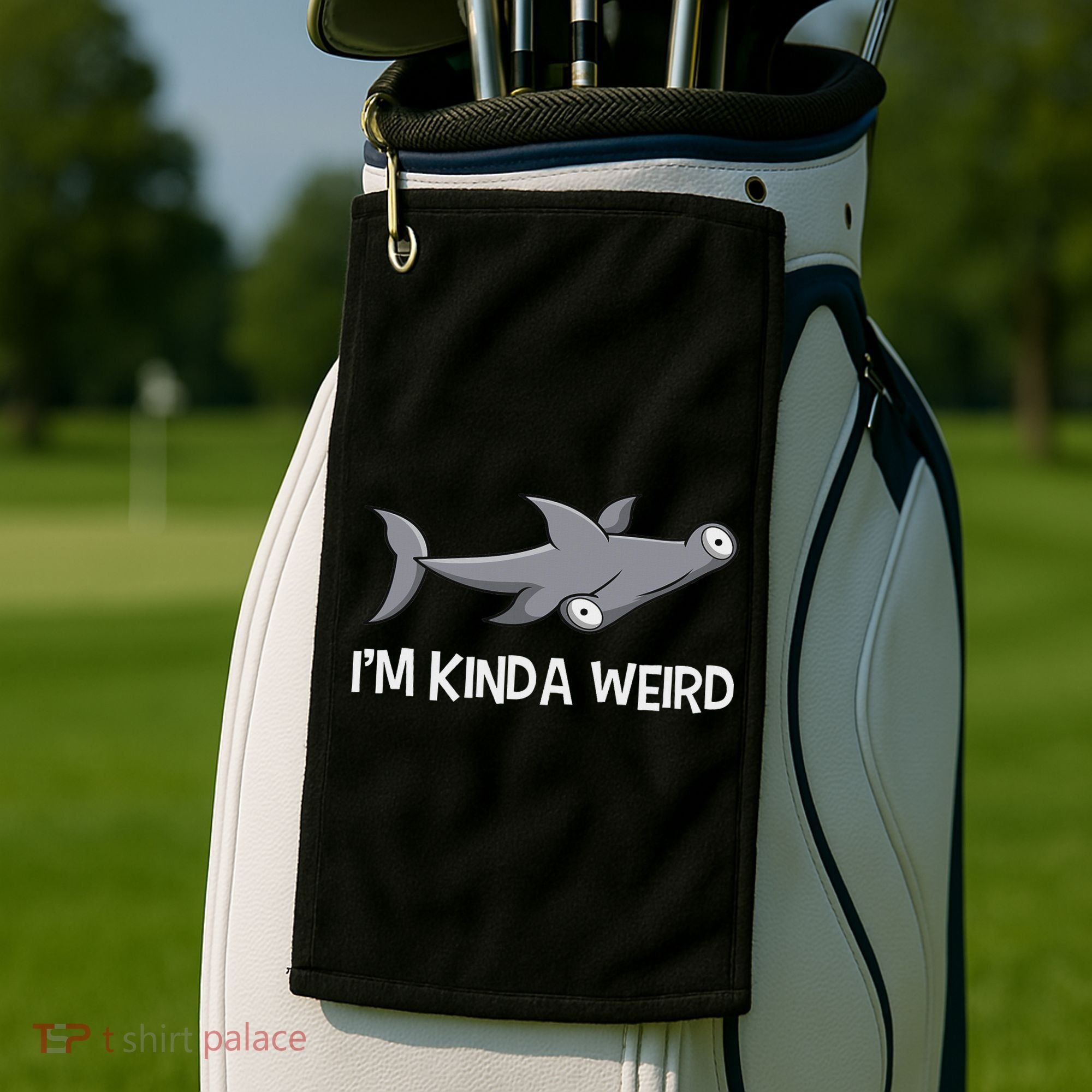 I'm Kinda Weird Hammerhead Shark Golf Towel