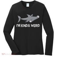 I'm Kinda Weird Hammerhead Shark Women's Long Sleeve Shirt thumb 0