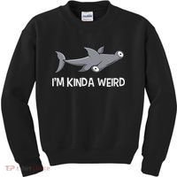 I'm Kinda Weird Hammerhead Shark Kids Sweatshirt thumb 0