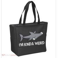 I'm Kinda Weird Hammerhead Shark Tote Bag thumb 2