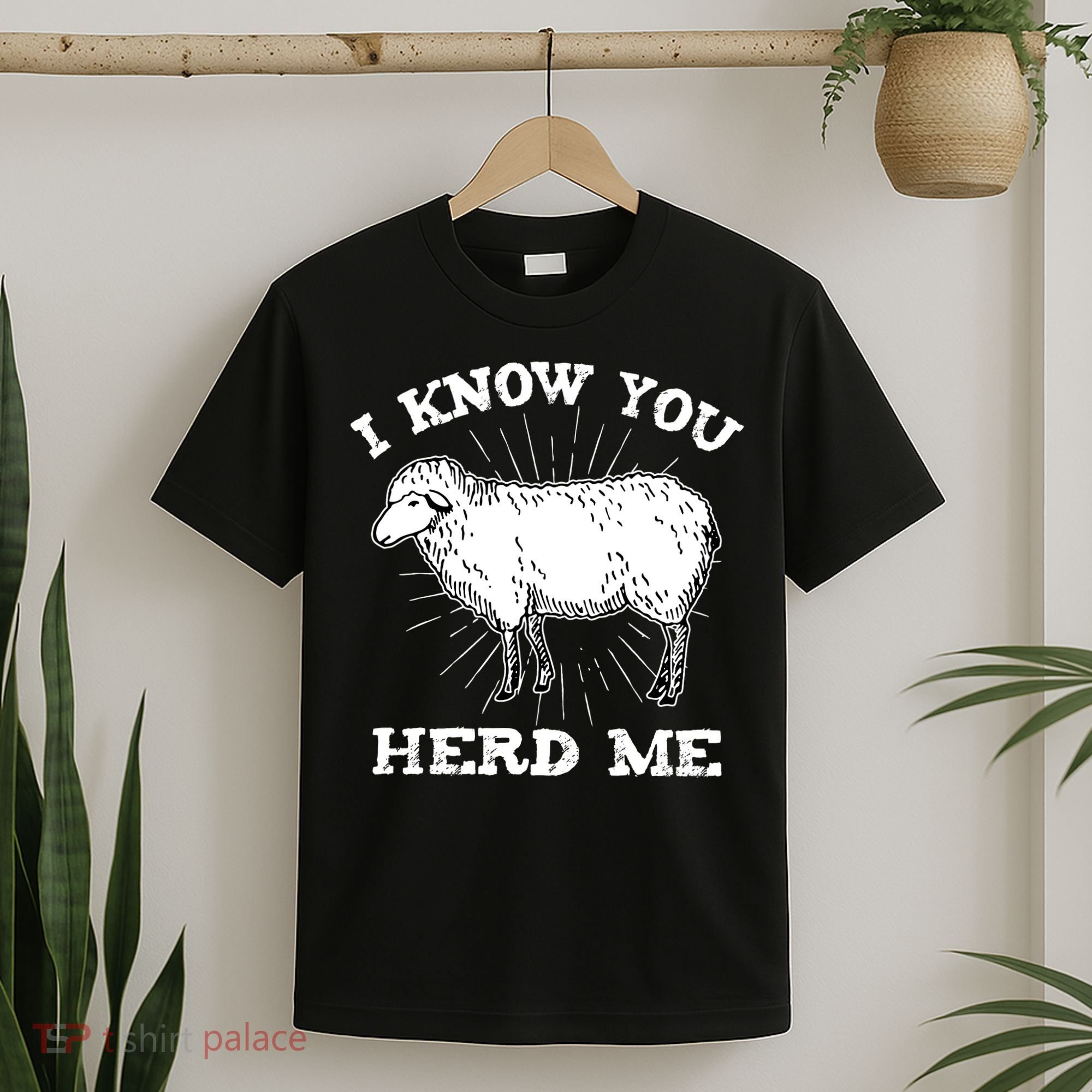 I Know You Herd Me Sheep Herder Farm Animal Shepherd T-Shirt