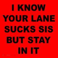 I Know Your Lane Sucks Sis But Stay In It Hoesmad Santa Hat thumb 1