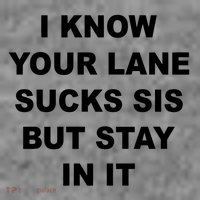I Know Your Lane Sucks Sis But Stay In It Hoesmad Toddler Hoodie thumb 2