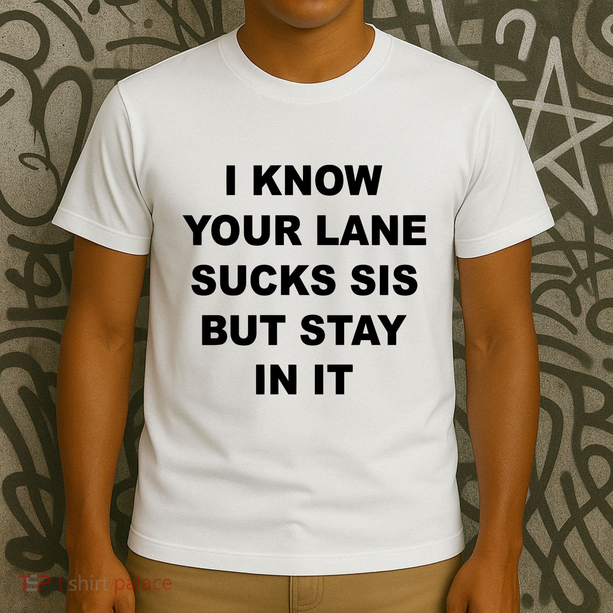 I Know Your Lane Sucks Sis But Stay In It Hoesmad T-Shirt