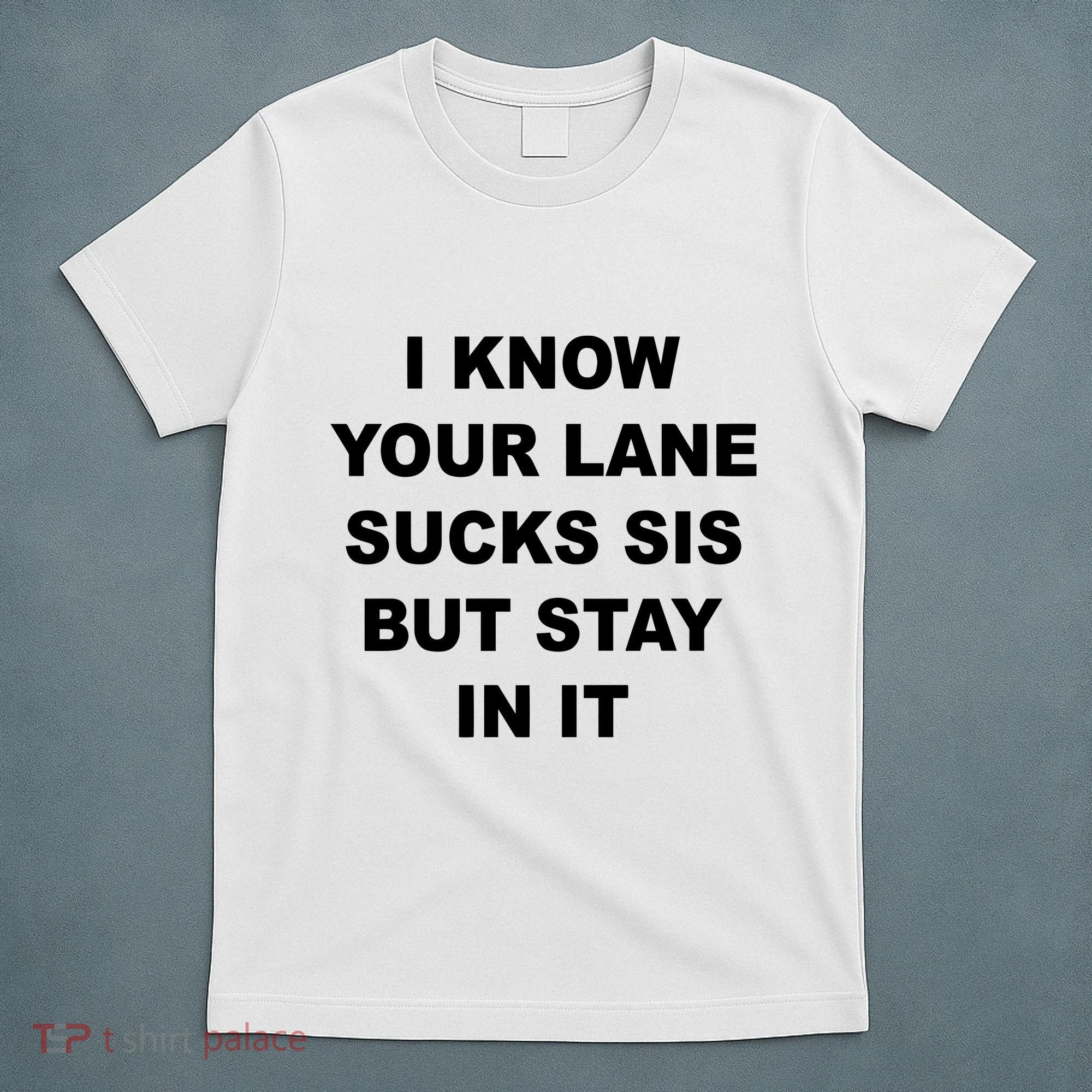 I Know Your Lane Sucks Sis But Stay In It Hoesmad T-Shirt