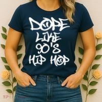 I Love 90s Hip Hop Shirts Dope Like 90s Hip Hop Women's T-Shirt thumb 2
