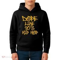 I Love 90S Hip Hop S Dope Like 90S Hip Hop Kids Hoodie thumb 4