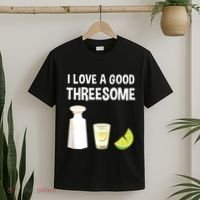 I Love A Good Threesome Bartender Bar Drink Tank Top T-Shirt thumb 2