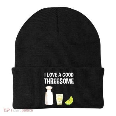 I Love A Good Threesome Bartender Bar Drink Tank Top Beanie