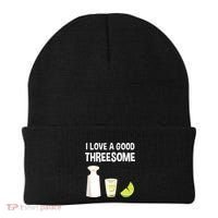 I Love A Good Threesome Bartender Bar Drink Tank Top Beanie thumb 0
