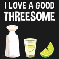 I Love A Good Threesome Bartender Bar Drink Tank Top Women's Hoodie thumb 2