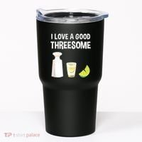 I Love A Good Threesome Bartender Bar Drink Tank Top Tumbler thumb 0
