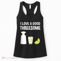 I Love A Good Threesome Bartender Bar Drink Tank Top Women's Tank Top thumb 0