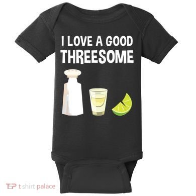 I Love A Good Threesome Bartender Bar Drink Tank Top Baby Bodysuit