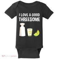 I Love A Good Threesome Bartender Bar Drink Tank Top Baby Bodysuit thumb 0