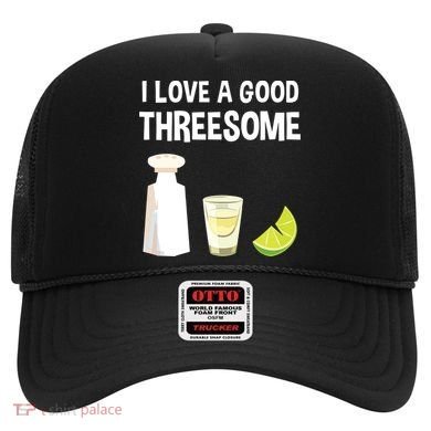 I Love A Good Threesome Bartender Bar Drink Tank Top Hat