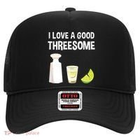 I Love A Good Threesome Bartender Bar Drink Tank Top Hat thumb 0