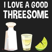 I Love A Good Threesome Bartender Bar Drink Tank Top Hat thumb 2