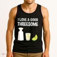 I Love A Good Threesome Bartender Bar Drink Tank Top Tank Top thumb 3