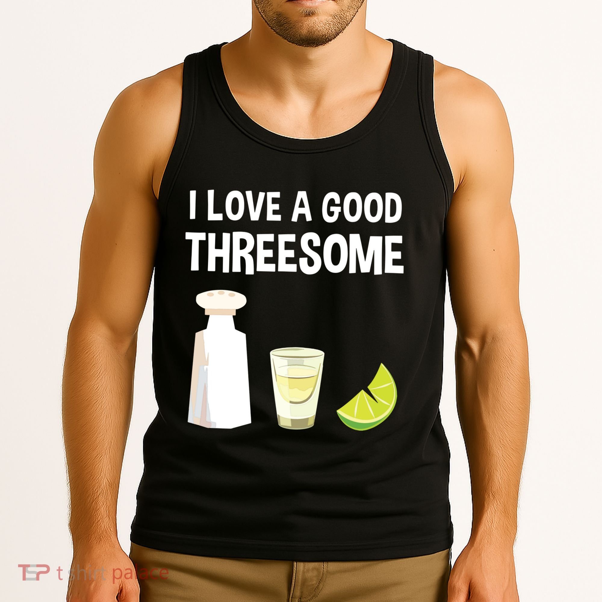 I Love A Good Threesome Bartender Bar Drink Tank Top Tank Top