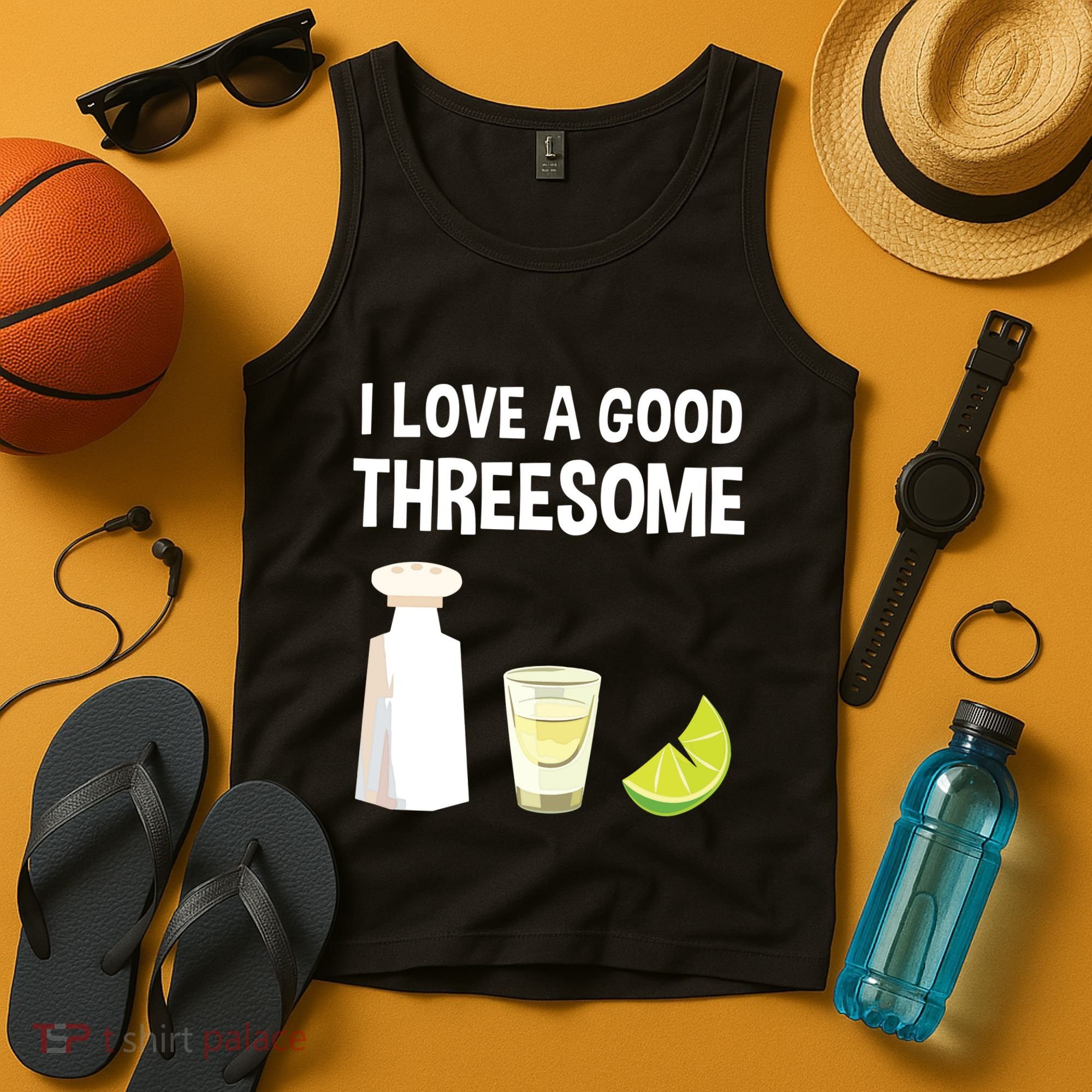 I Love A Good Threesome Bartender Bar Drink Tank Top Tank Top