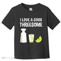 I Love A Good Threesome Bartender Bar Drink Tank Top Toddler T-Shirt thumb 0