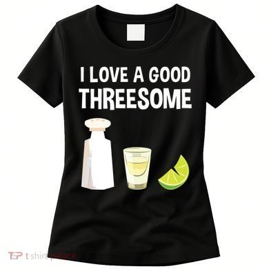 I Love A Good Threesome Bartender Bar Drink Tank Top Women's T-Shirt