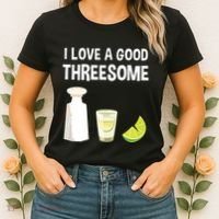 I Love A Good Threesome Bartender Bar Drink Tank Top Women's T-Shirt thumb 2