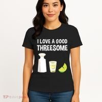 I Love A Good Threesome Bartender Bar Drink Tank Top Women's T-Shirt thumb 4