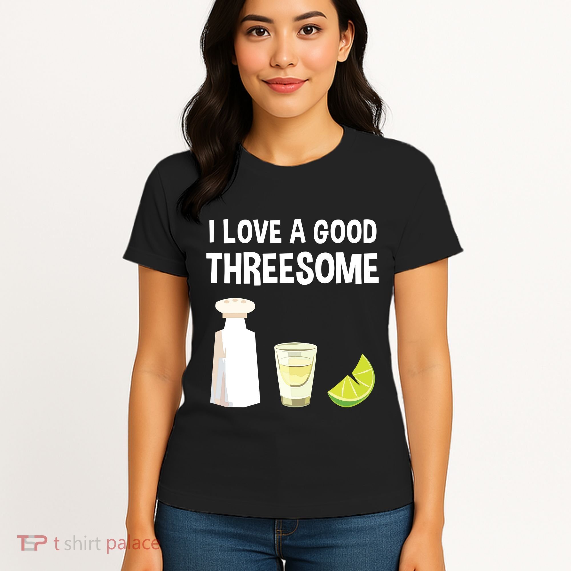 I Love A Good Threesome Bartender Bar Drink Tank Top Women's T-Shirt