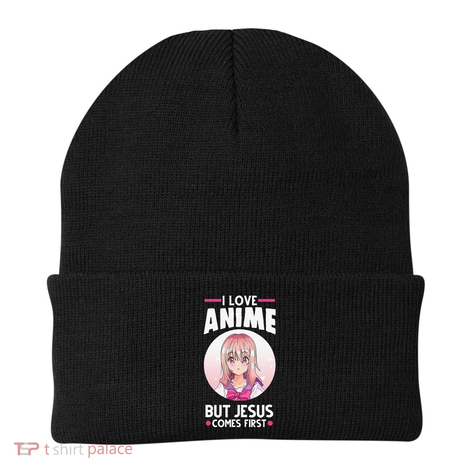 I Love Anime But Jesus Comes First Anime Beanie