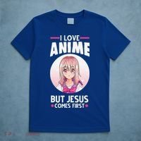 I Love Anime But Jesus Comes First Anime T-Shirt thumb 5