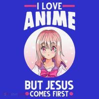 I Love Anime But Jesus Comes First Anime Women's Tank Top thumb 5