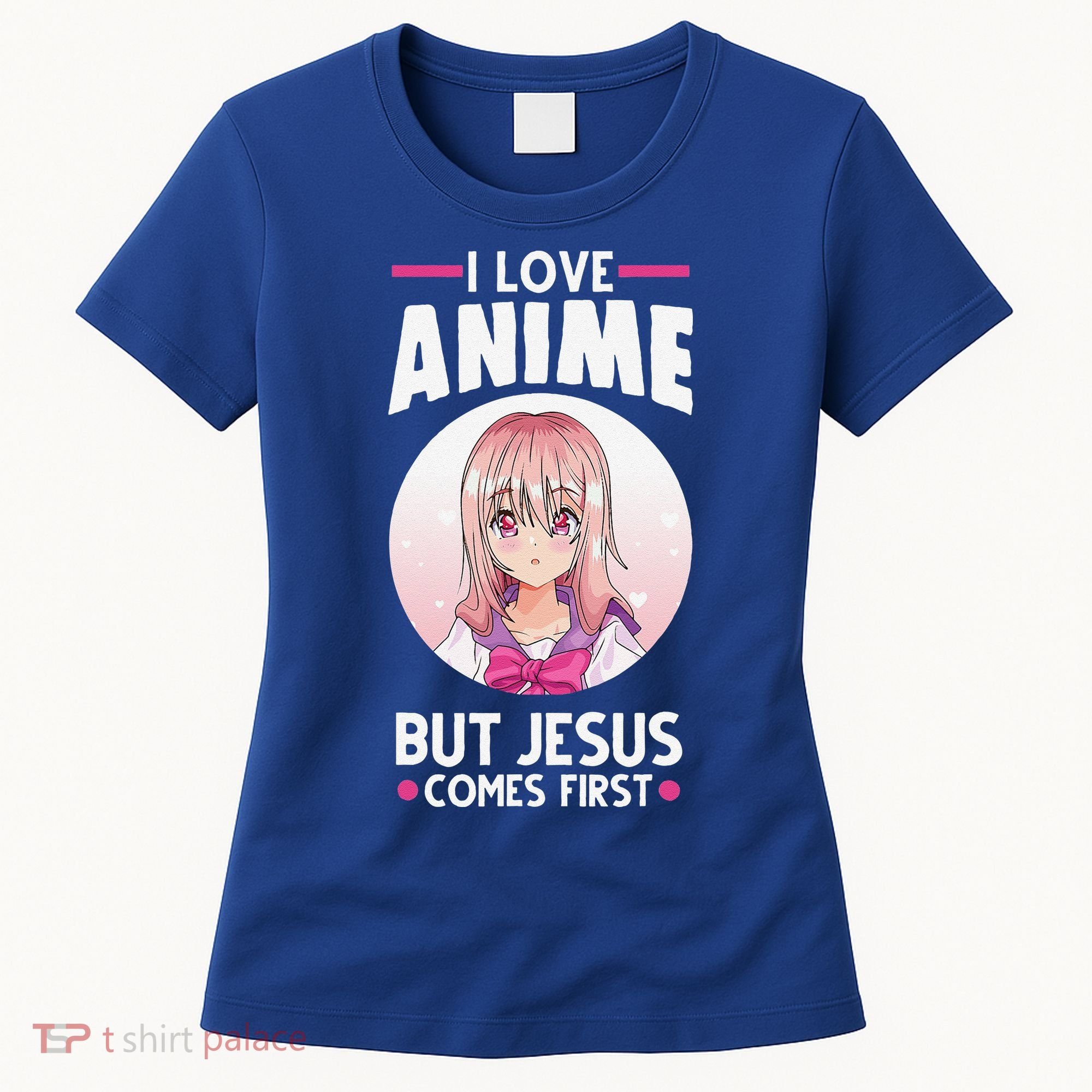 I Love Anime But Jesus Comes First Anime Women's T-Shirt