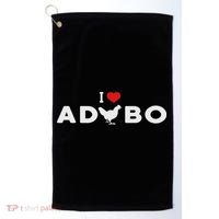 I Love Adobo I Love Chicken Adobo Golf Towel thumb 0