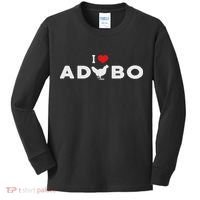 I Love Adobo I Love Chicken Adobo Kids Long Sleeve Shirt thumb 0