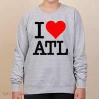 I LOVE ATLANTA GEORGIA HEART Women's Sweatshirt thumb 0