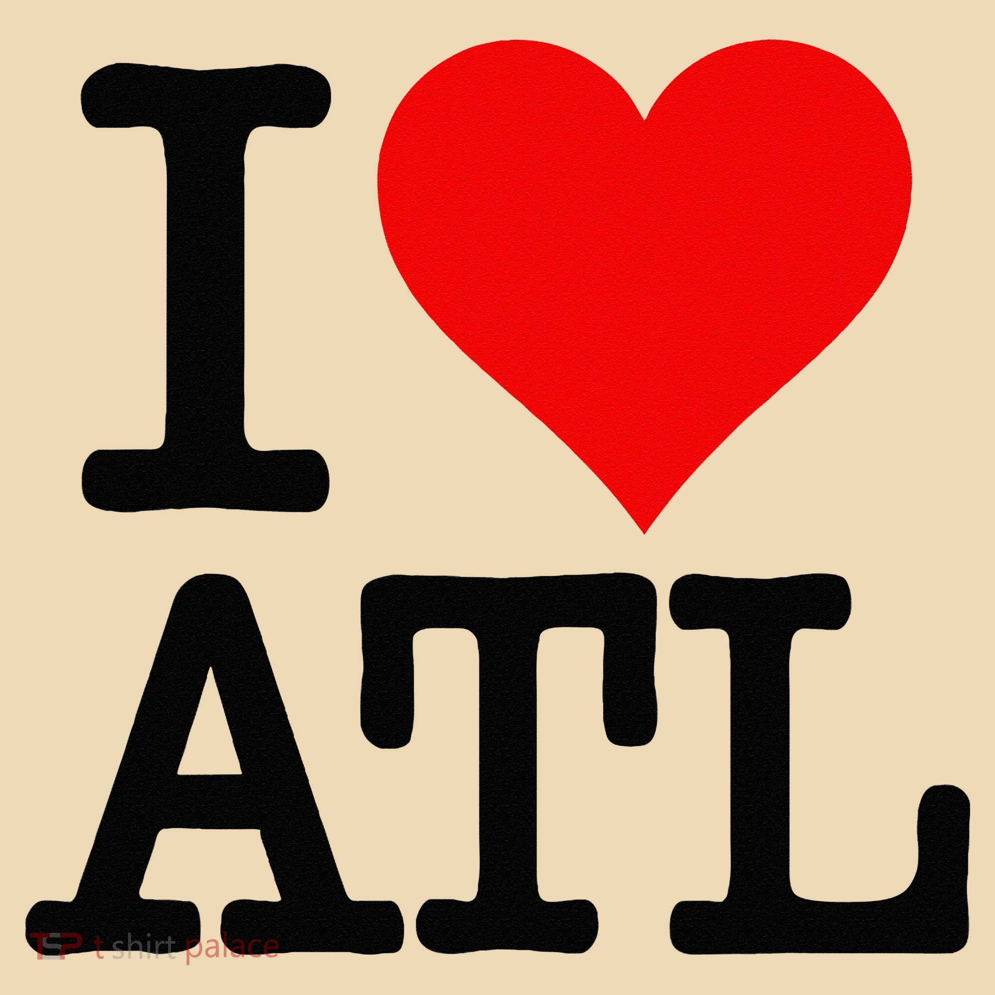 I LOVE ATLANTA GEORGIA HEART Tote Bag