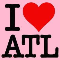 I LOVE ATLANTA GEORGIA HEART Coaster thumb 2
