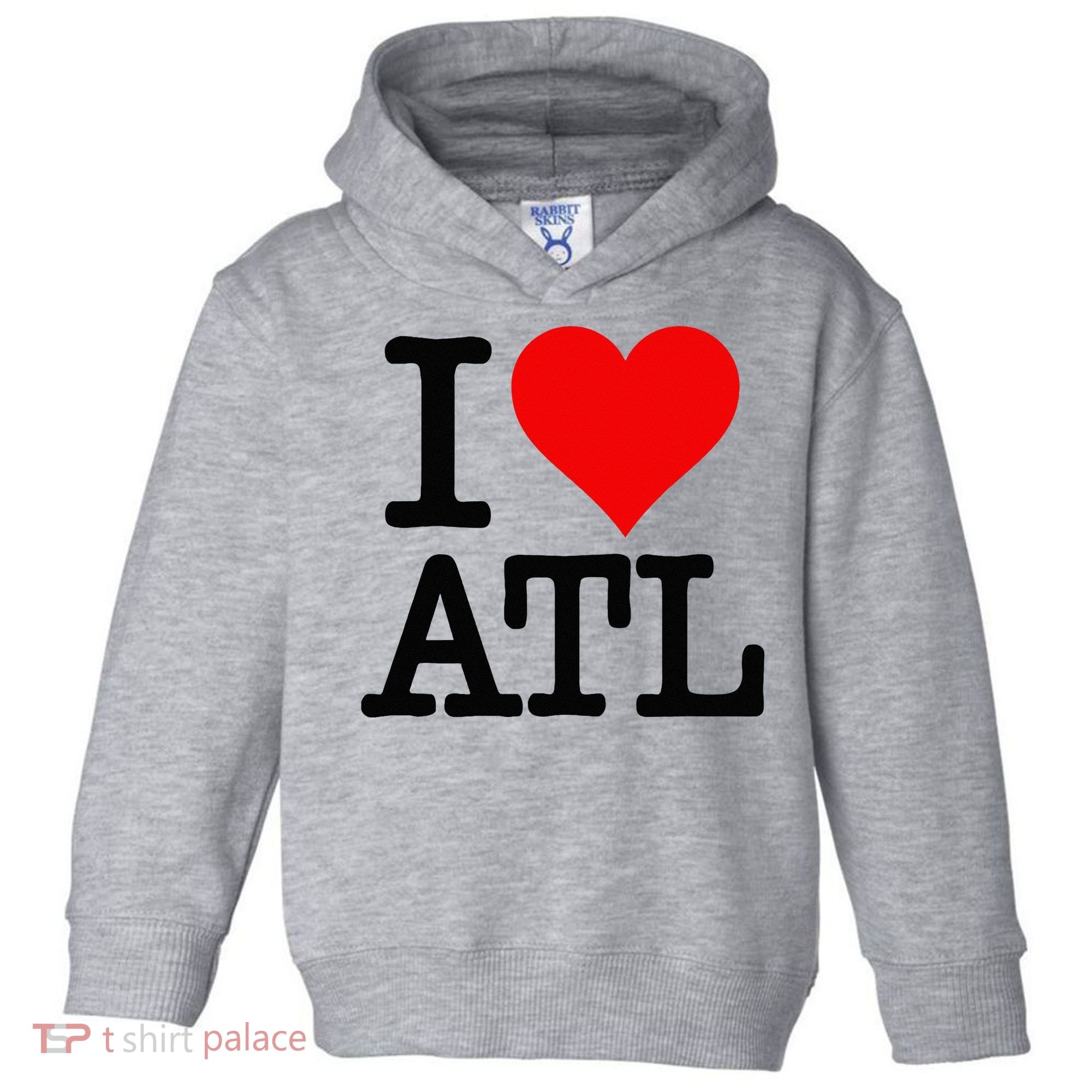 I LOVE ATLANTA GEORGIA HEART Toddler Hoodie