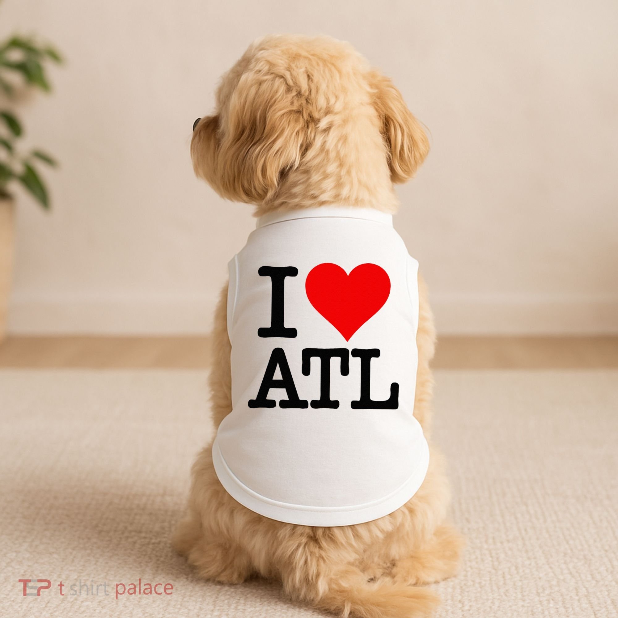 I LOVE ATLANTA GEORGIA HEART Doggie Tank