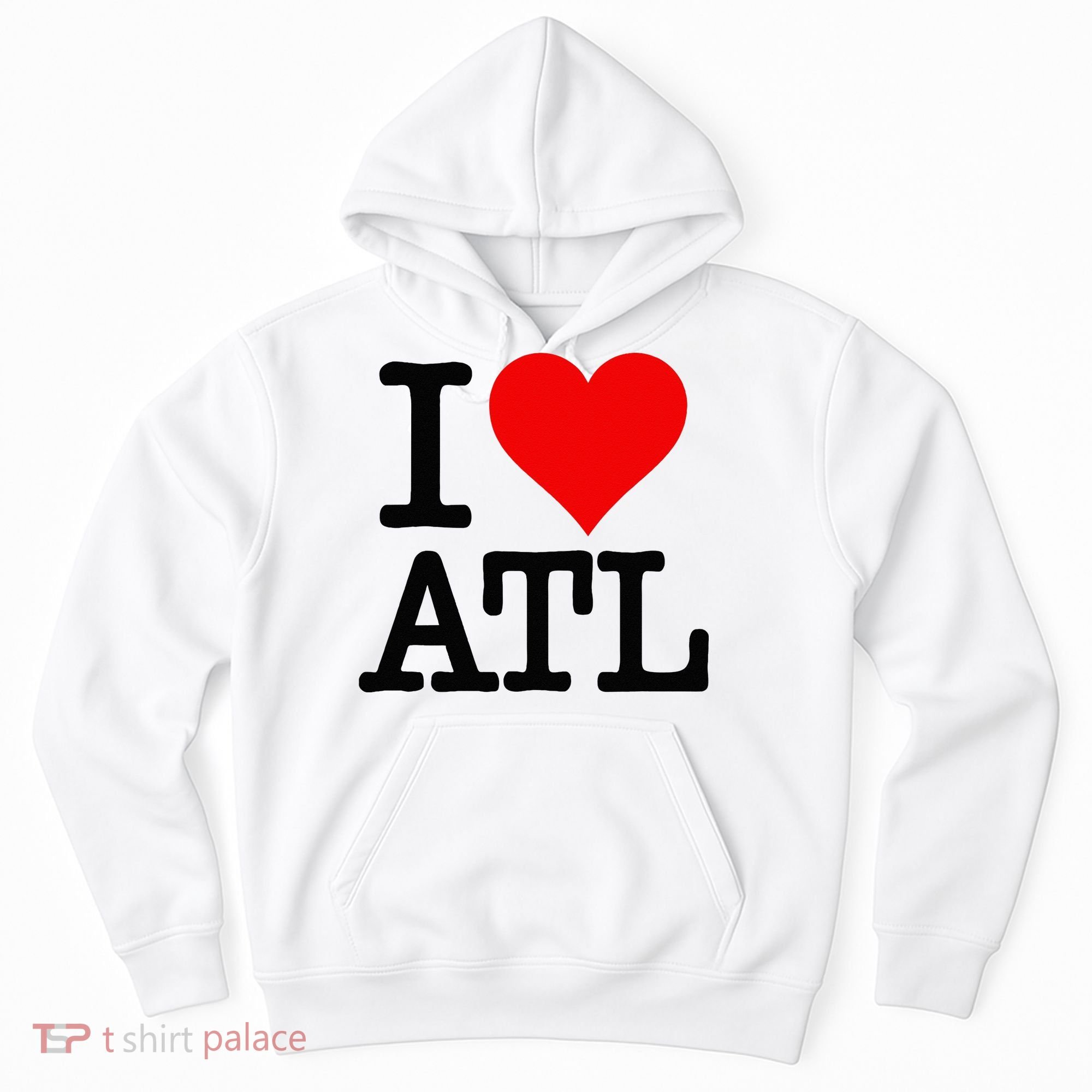 I LOVE ATLANTA GEORGIA HEART Hoodie