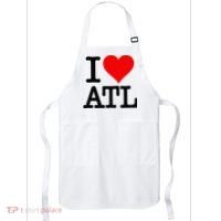 I LOVE ATLANTA GEORGIA HEART Apron thumb 0