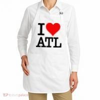 I LOVE ATLANTA GEORGIA HEART Apron thumb 2