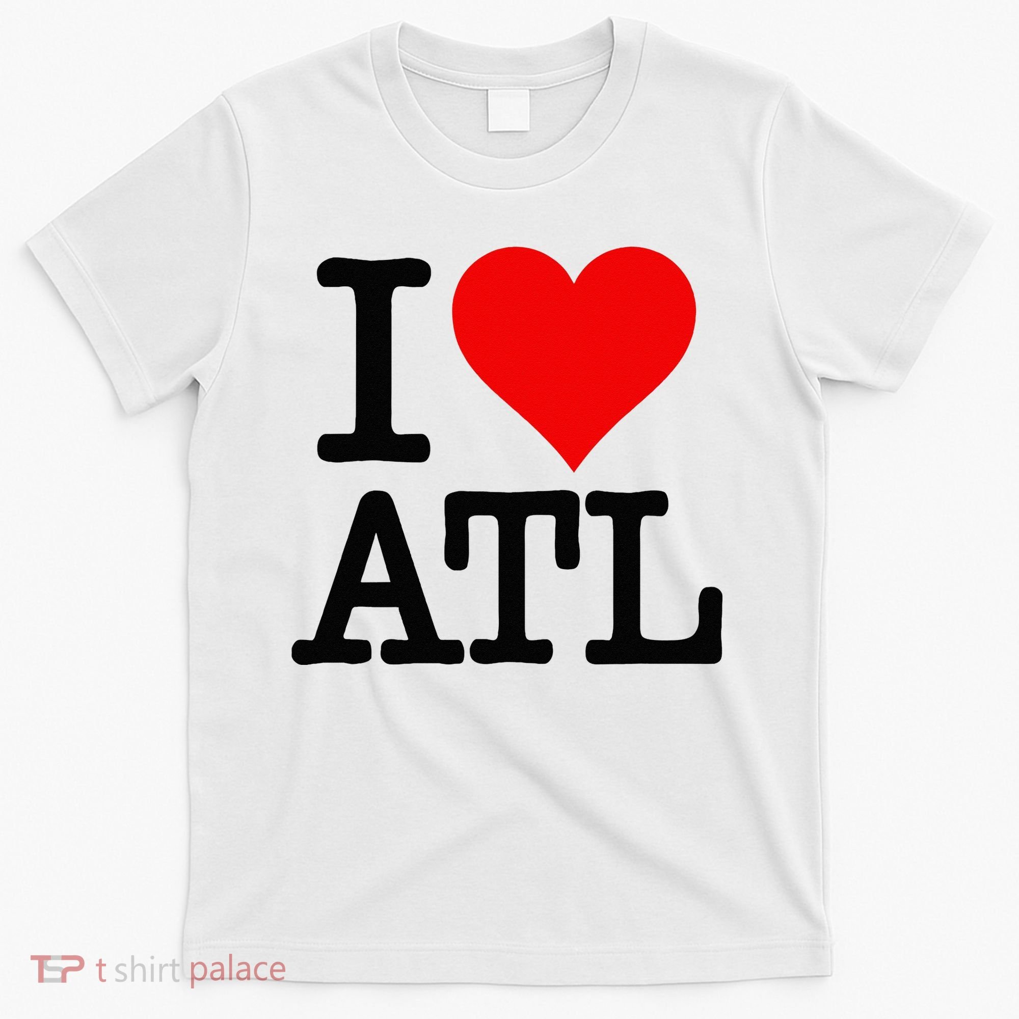 I LOVE ATLANTA GEORGIA HEART T-Shirt