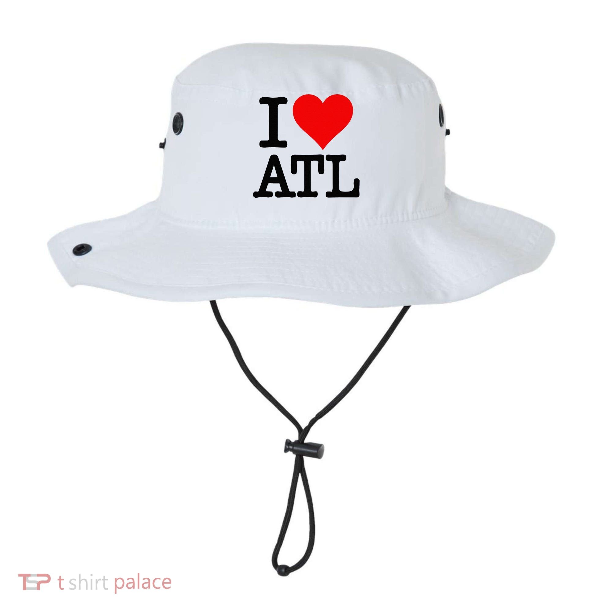 I LOVE ATLANTA GEORGIA HEART Bucket Hat