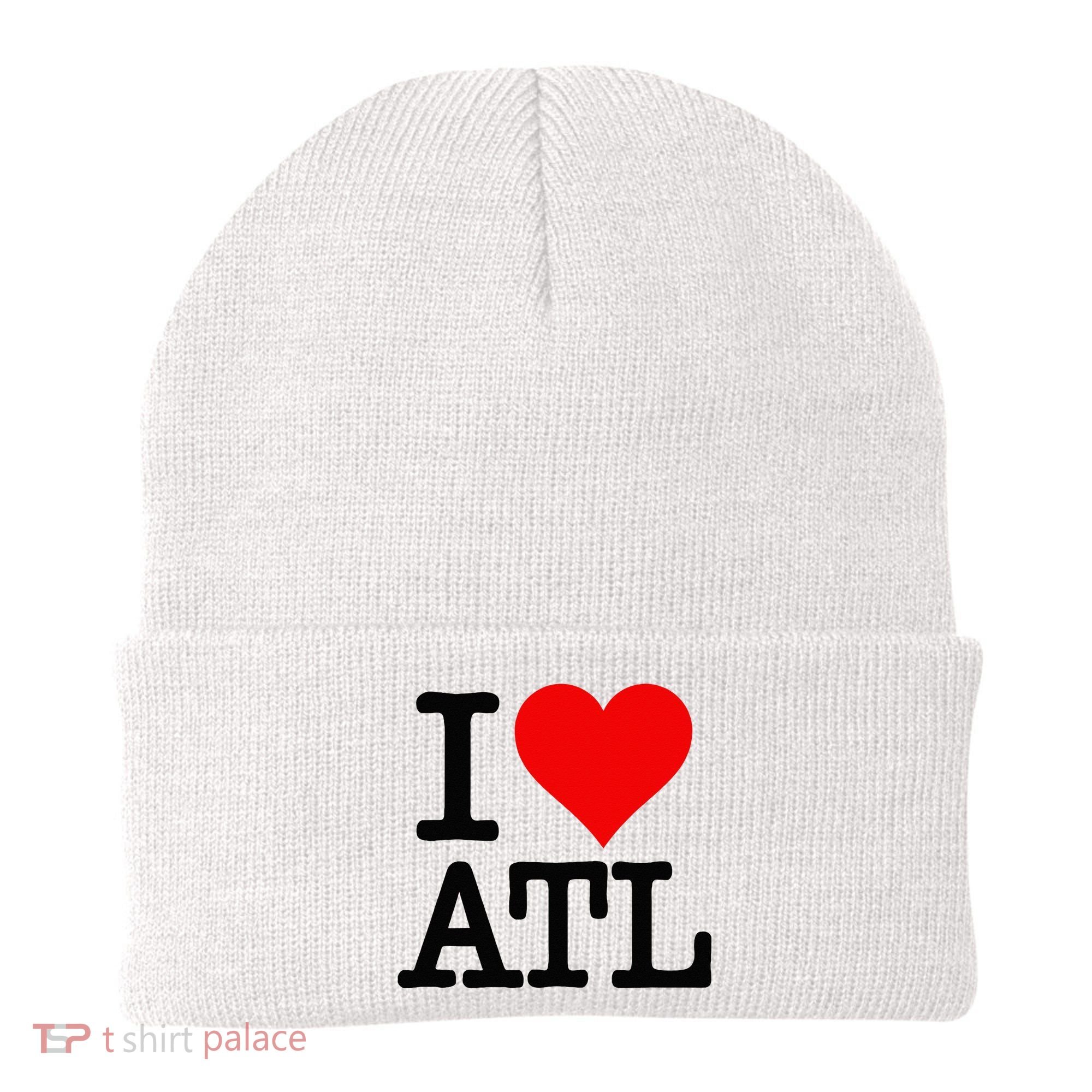 I LOVE ATLANTA GEORGIA HEART Beanie