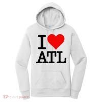 I LOVE ATLANTA GEORGIA HEART Women's Hoodie thumb 0